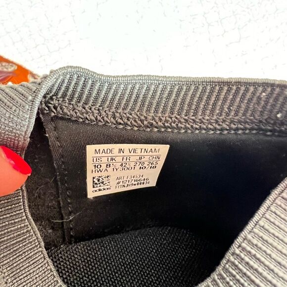 Adidas Women's Ultimafusion slip on laced pink gray marled athletic shoe size 10 - Picture 8 of 8